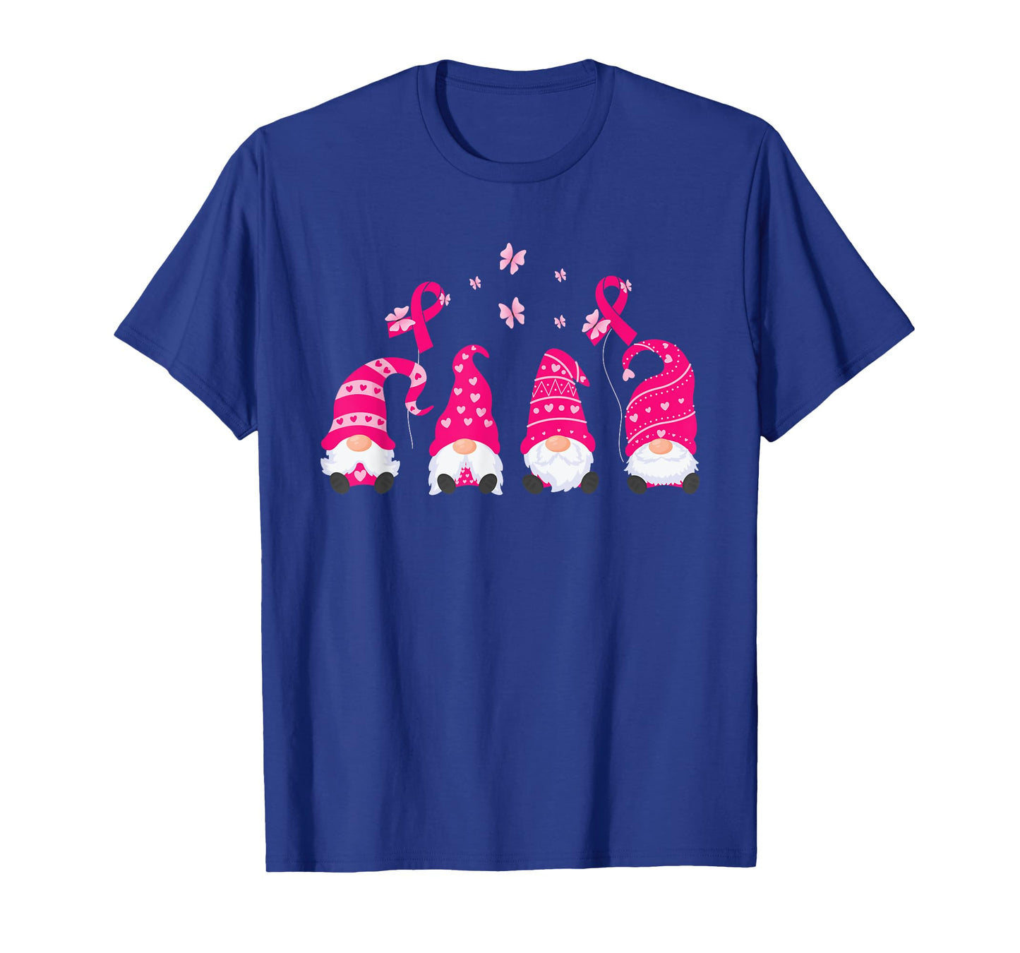 Gnome Breast Cancer Awareness Pink Ribbon Warrior Survivor T-Shirt