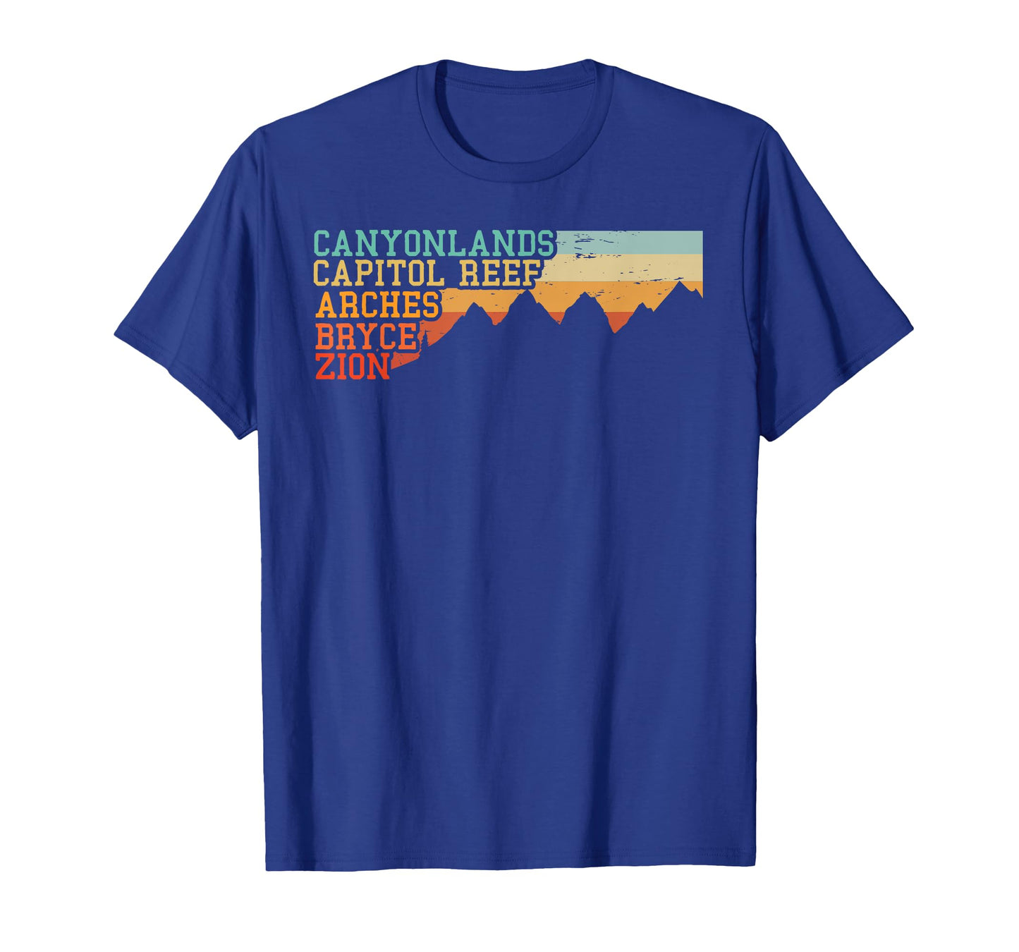 Vintage Utah Souvenir Big 5 Utah Mighty Five National Park T-Shirt