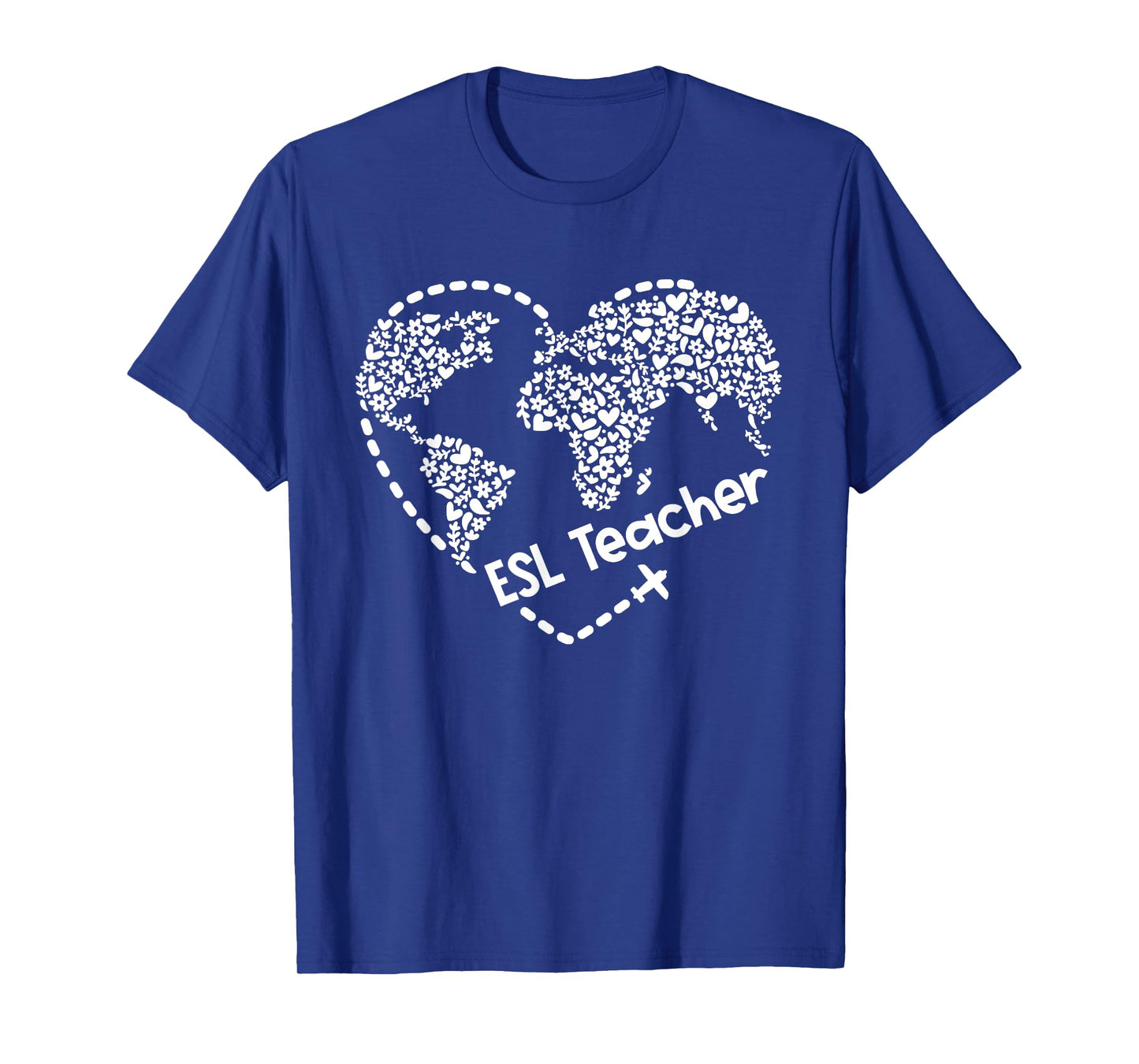ESL Teacher ESOL Student Cute Heart Shape English Teacher T-Shirt