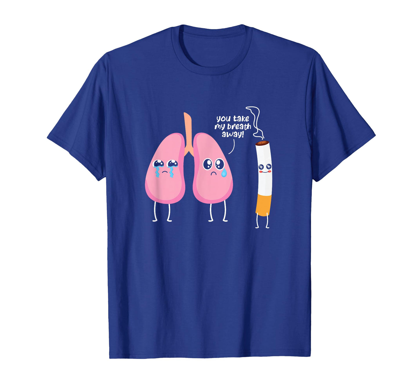 Lung Cigar Stop Smoking Support Lung Cancer Awareness T-Shirt