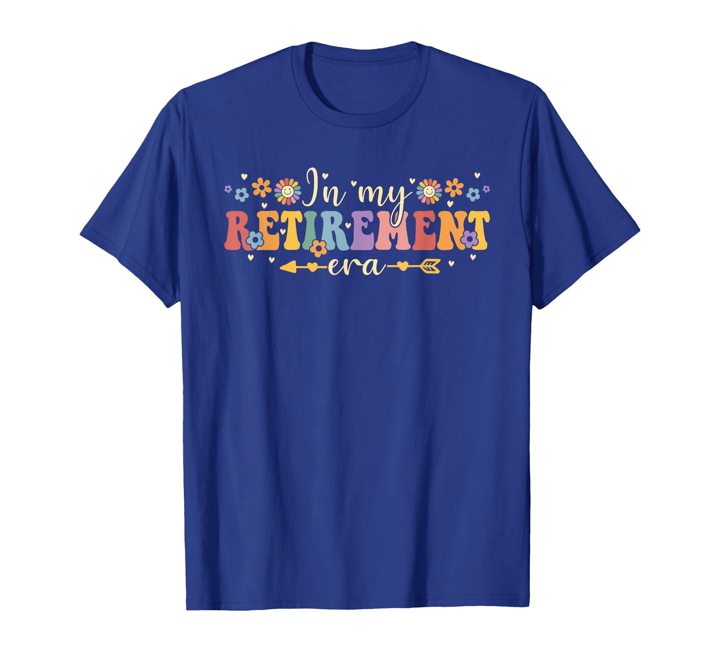 Groovy Retro In My Retirement Era Funny Teacher Retired 2025 T-Shirt