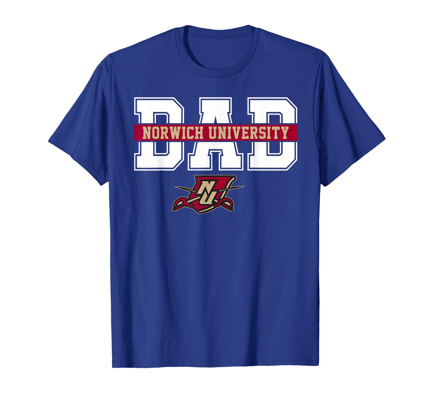 Norwich University Dad Father Arch Vintage Design Men T-Shirt