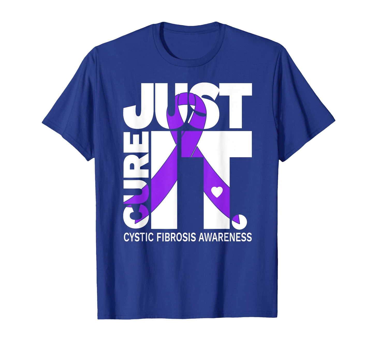 Just Cure Cystic Fibrosis Awareness Ribbon T-Shirt T-Shirt