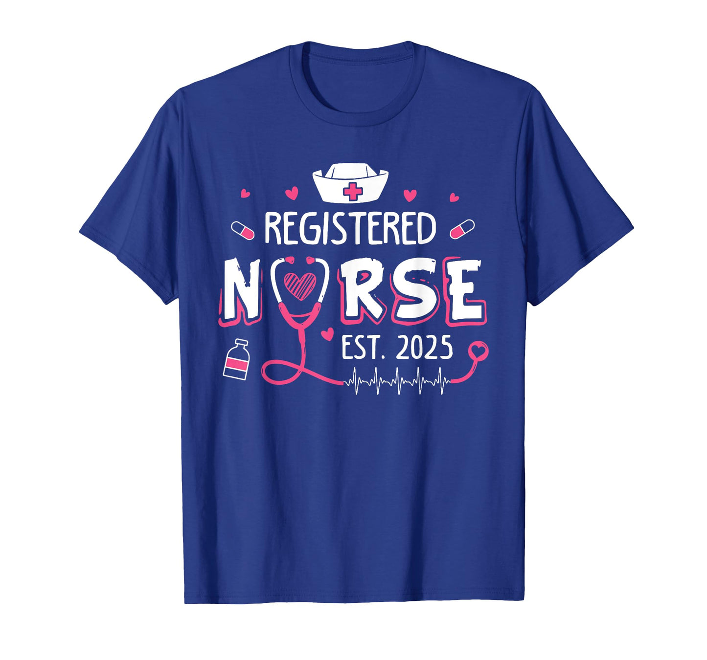 Registered Nurse Est 2025 Nursing Student RN Graduation T-Shirt