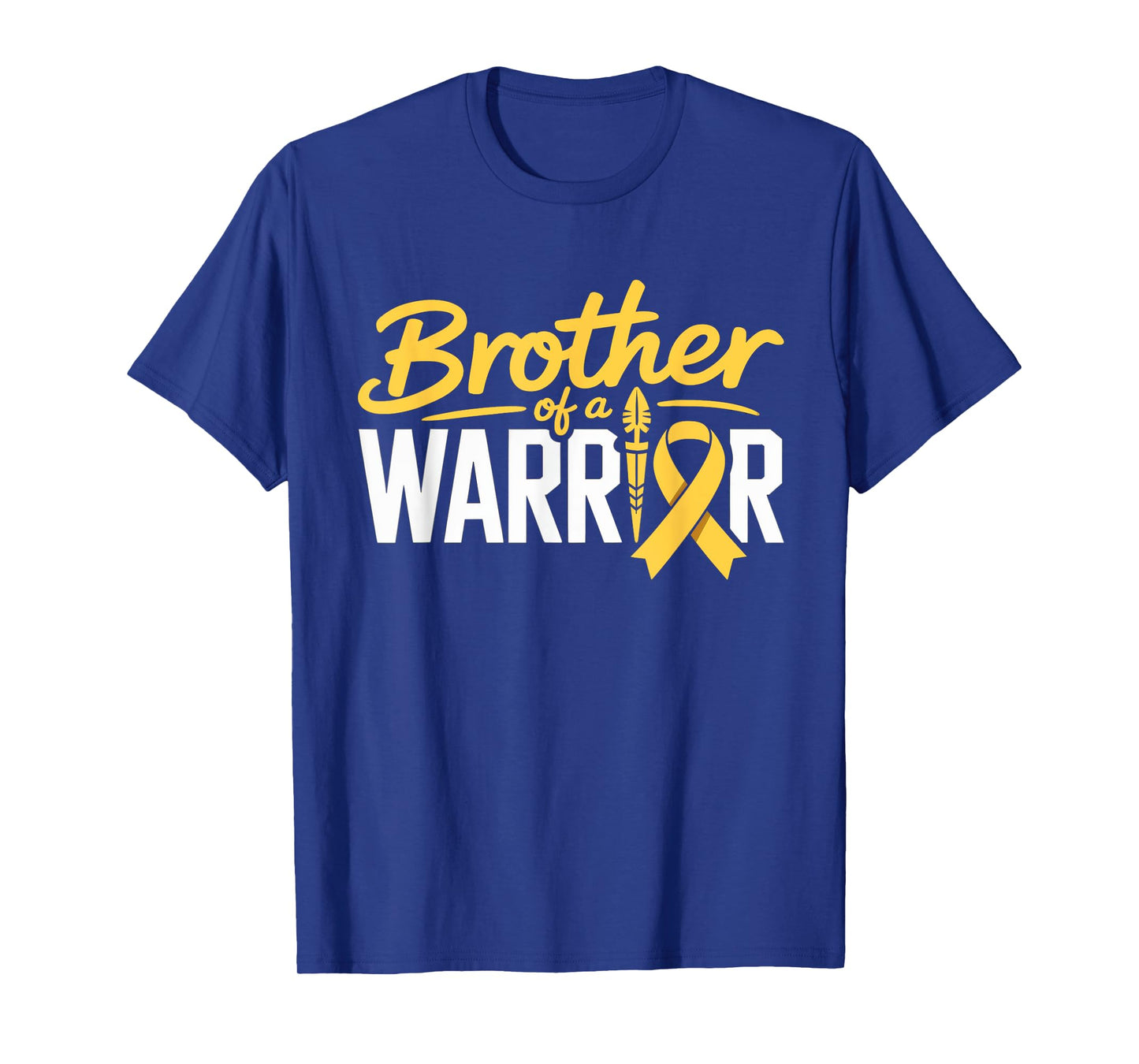 Brother of a warrior Support Family Childhood cancer T-Shirt