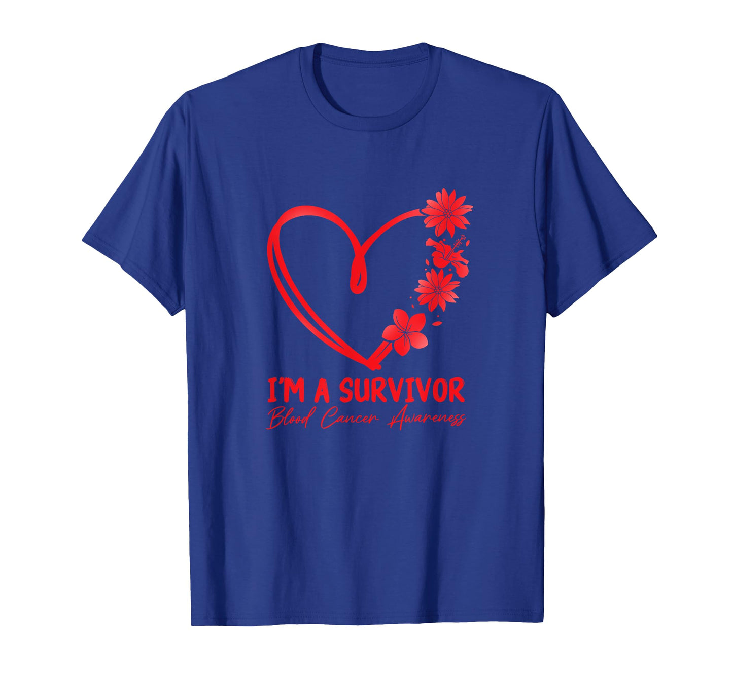 I'm a Survivor. Blood Cancer Awareness T-Shirt
