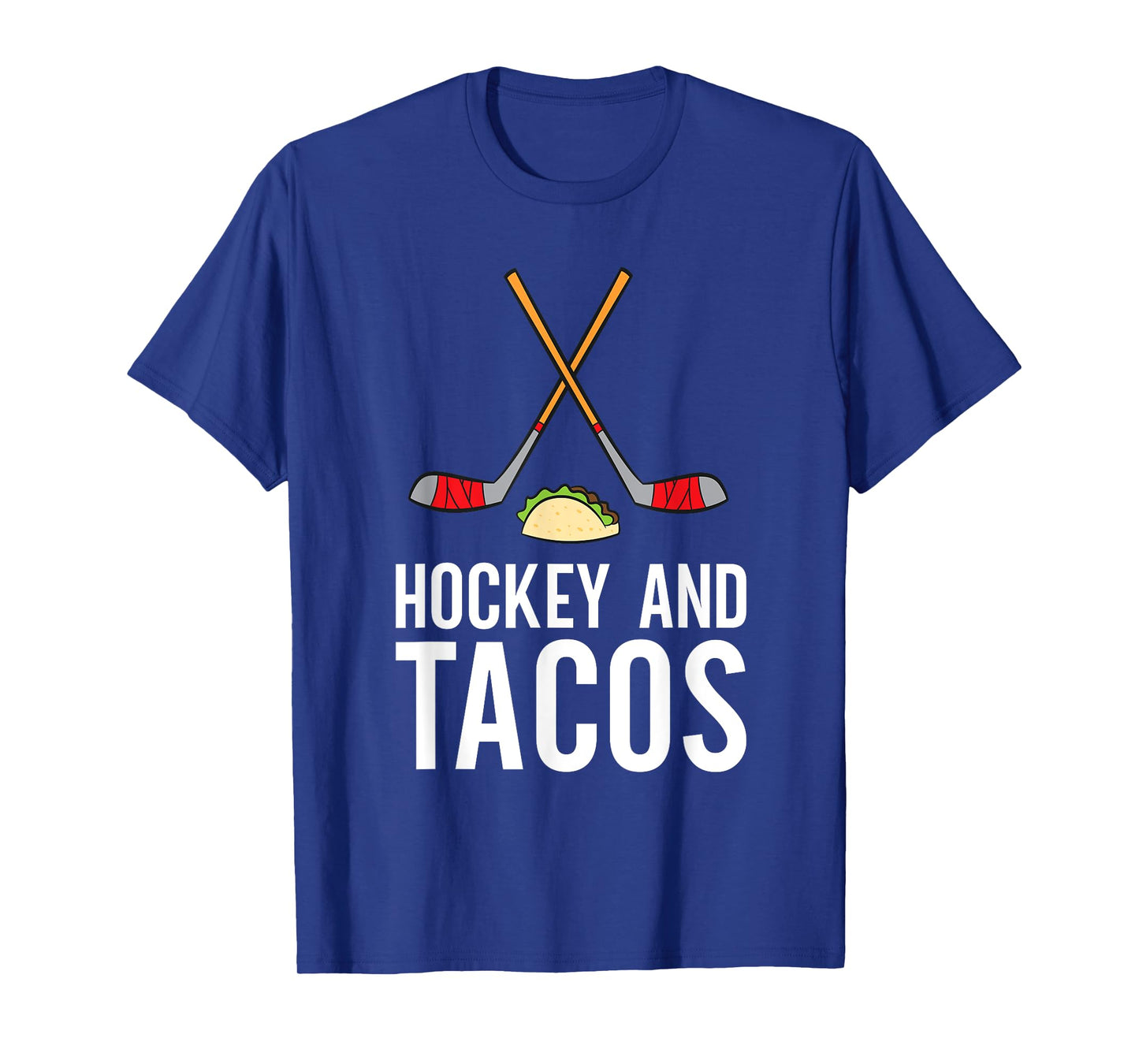 Funny Hockey Lover Gifts Funny Hockey Lover Hockey And Tacos Ice Hockey T-Shirt, Black, Small
