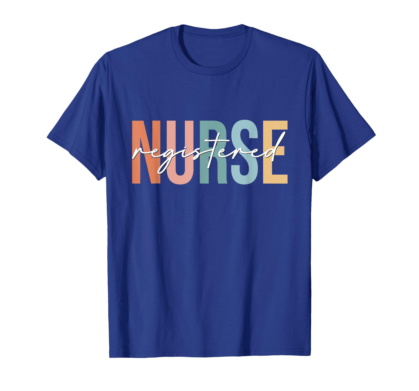 Boho Retro Vintage Registered Nurse Stethoscope Nursing T-Shirt