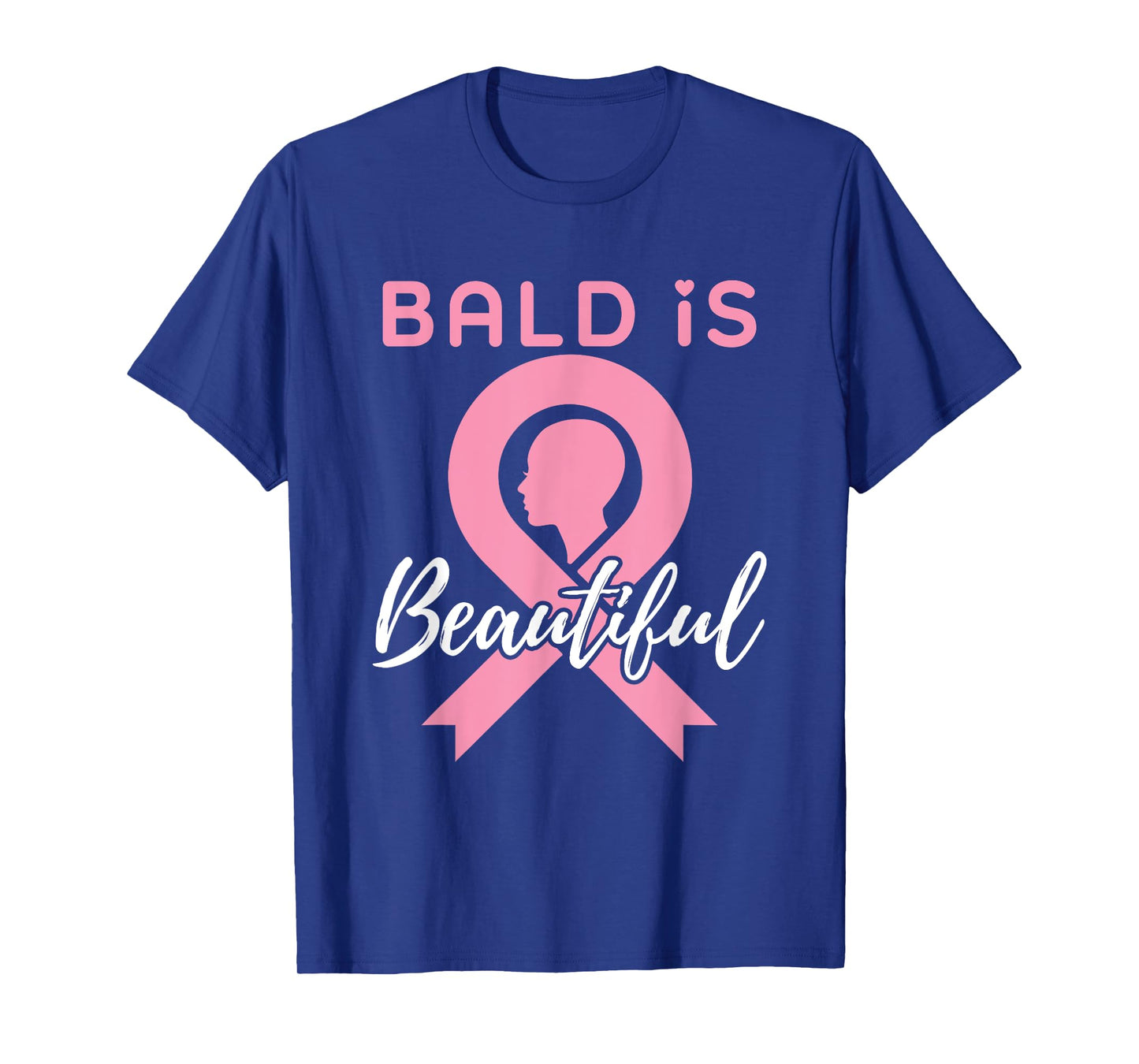 Breast Cancer Awareness Bald Is Beautiful Warrior Fighter T-Shirt