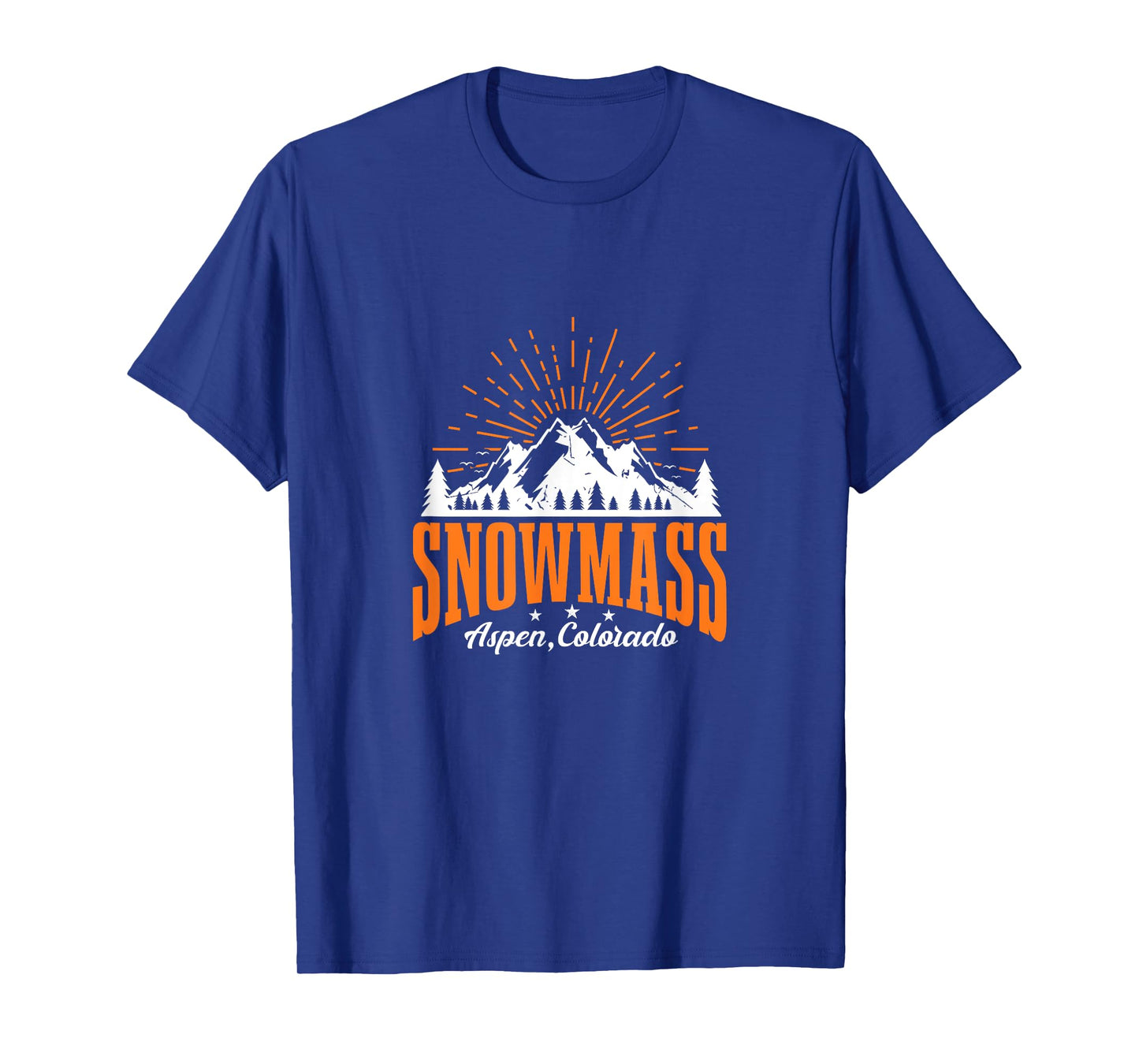 Snowmass Aspen Colorado Ski Mountain Skiing Snowboarding T-Shirt