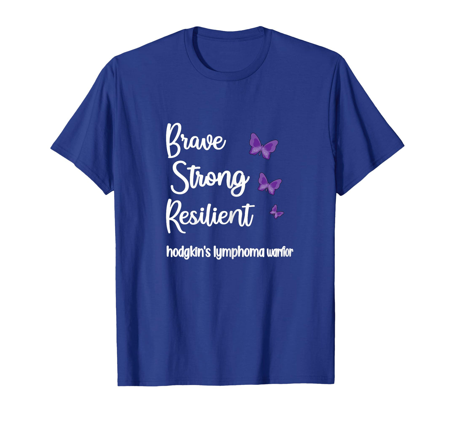 Brave Strong Hodgkin's Lymphoma Survivor Cancer Warrior T-Shirt