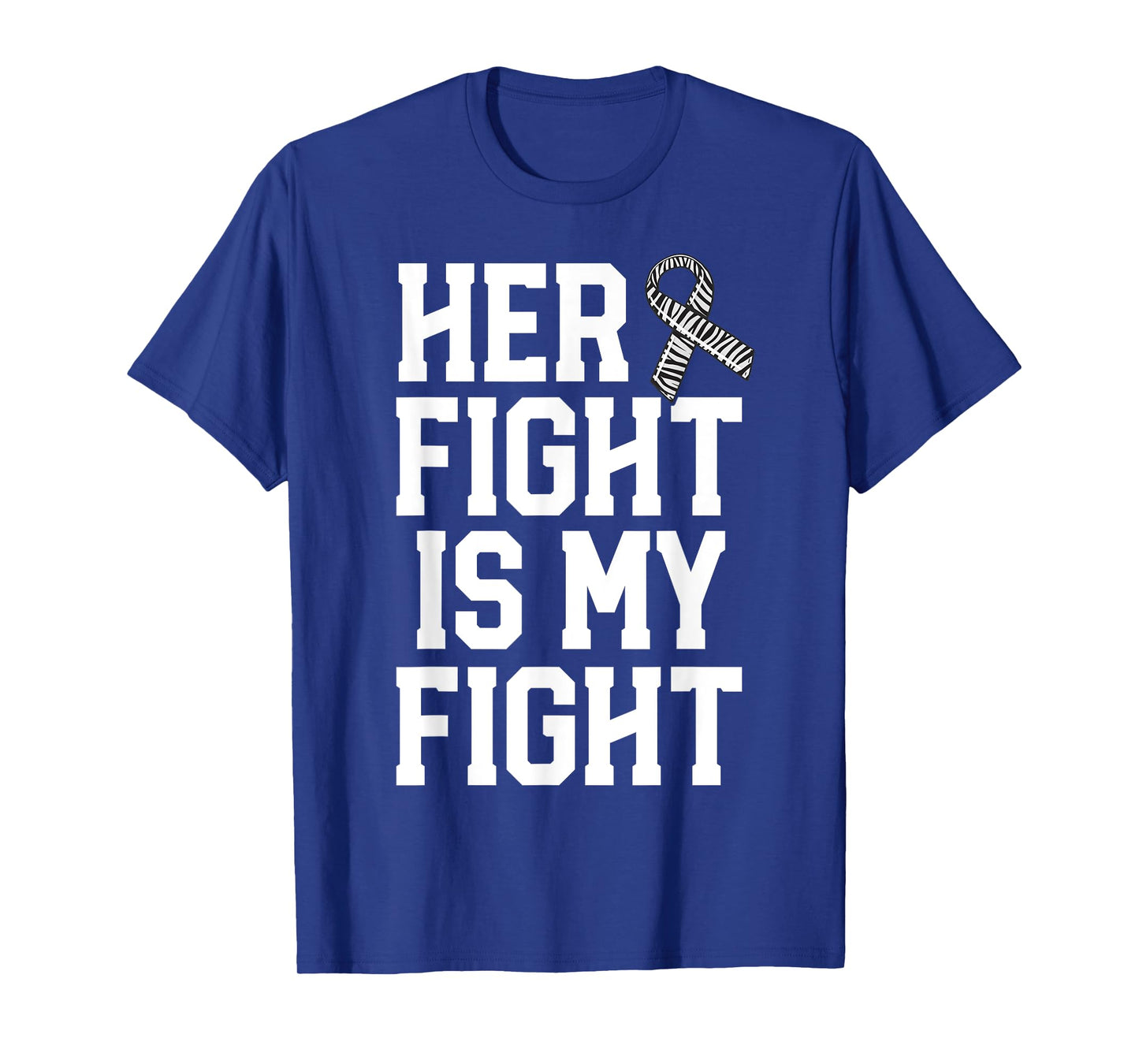 Her Fight Is My Fight Rare Disease Awareness Husband EDS T-Shirt