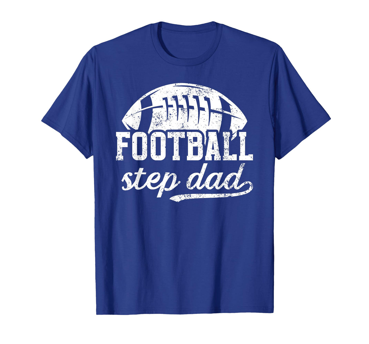 Football Step Dad Of A Football Player Stepfather T-Shirt