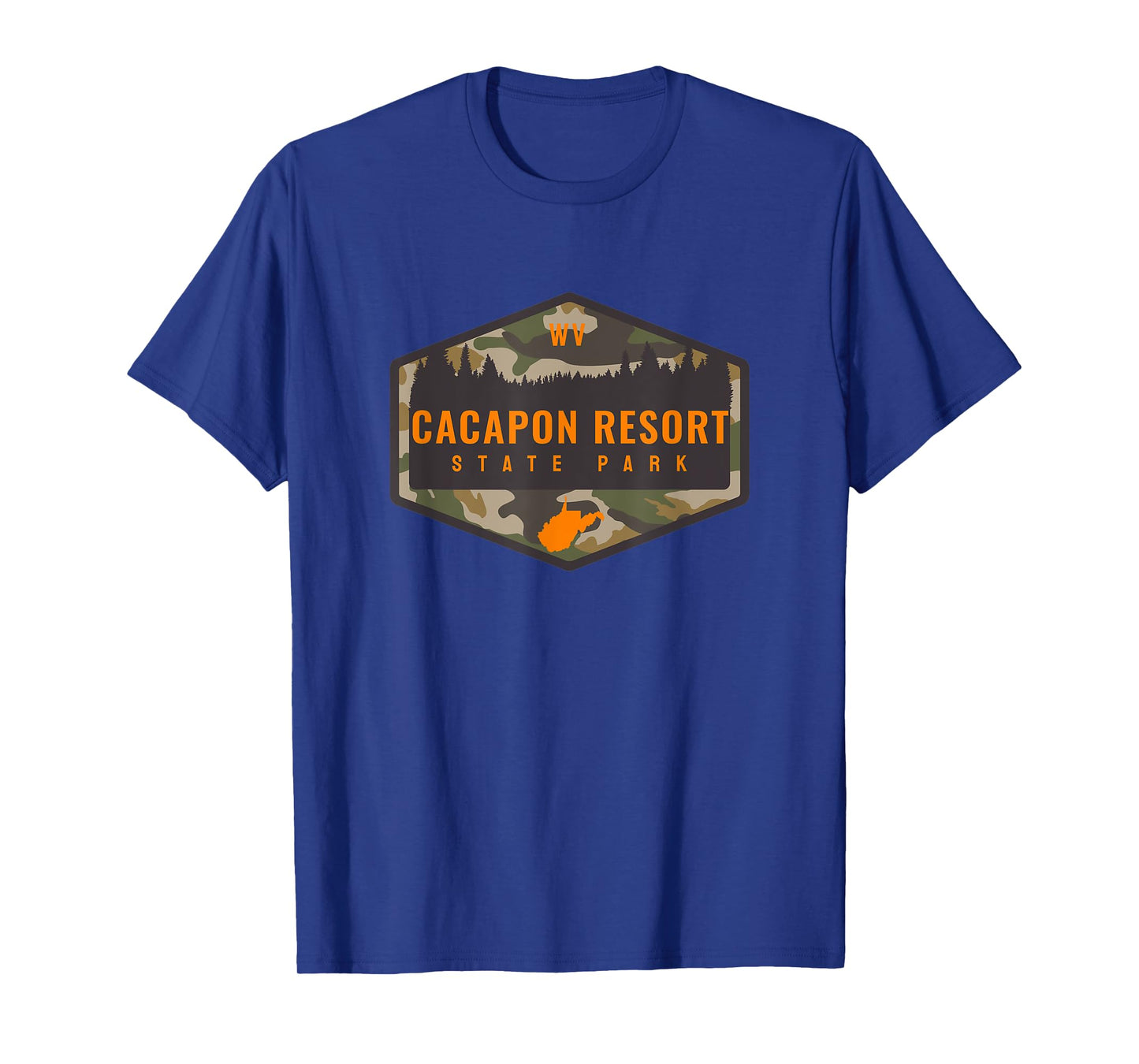 Cacapon Resort State Park West Virginia Camouflage Vacation T-Shirt