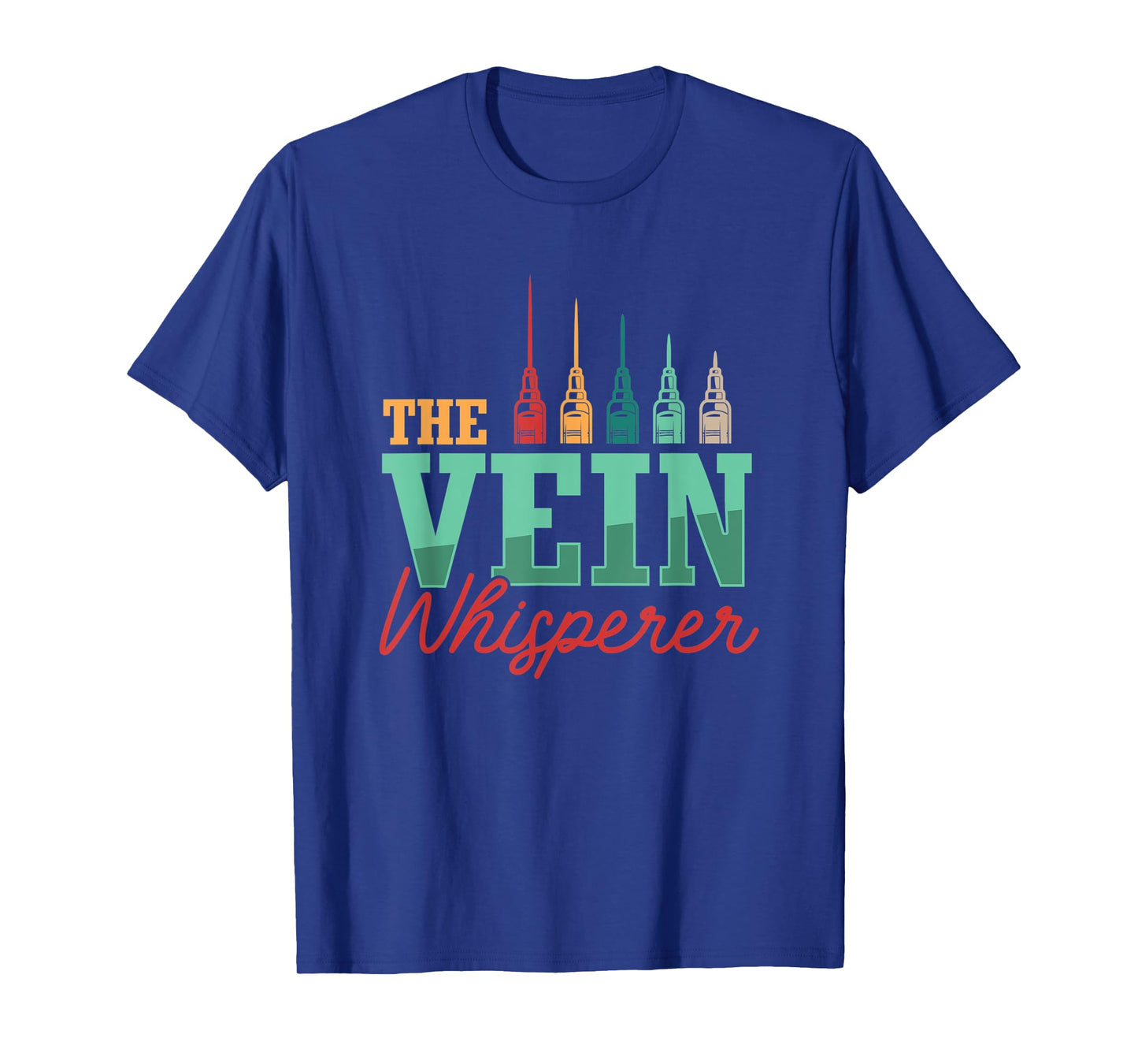 Retro Vein Whisperer Phlebotomist Medical Nurse Phlebotomy T-Shirt