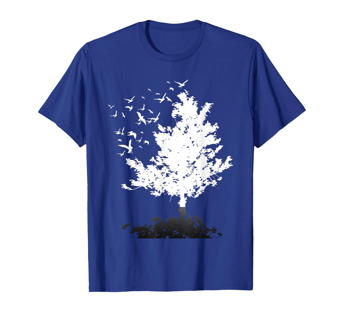 Outdoors Wildlife Flock Of Birds Forest Trees Nature T-Shirt