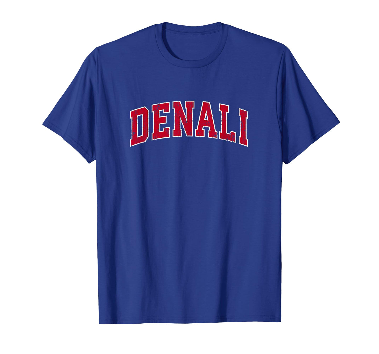 Denali National Park Vintage Sports Design Red Design T-Shirt