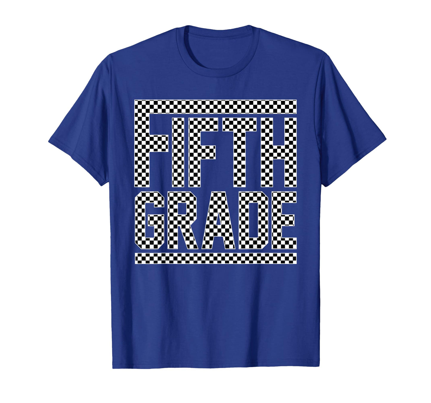 Fifth Grade Checkered 5th Grade Boys Back To School Teachers T-Shirt