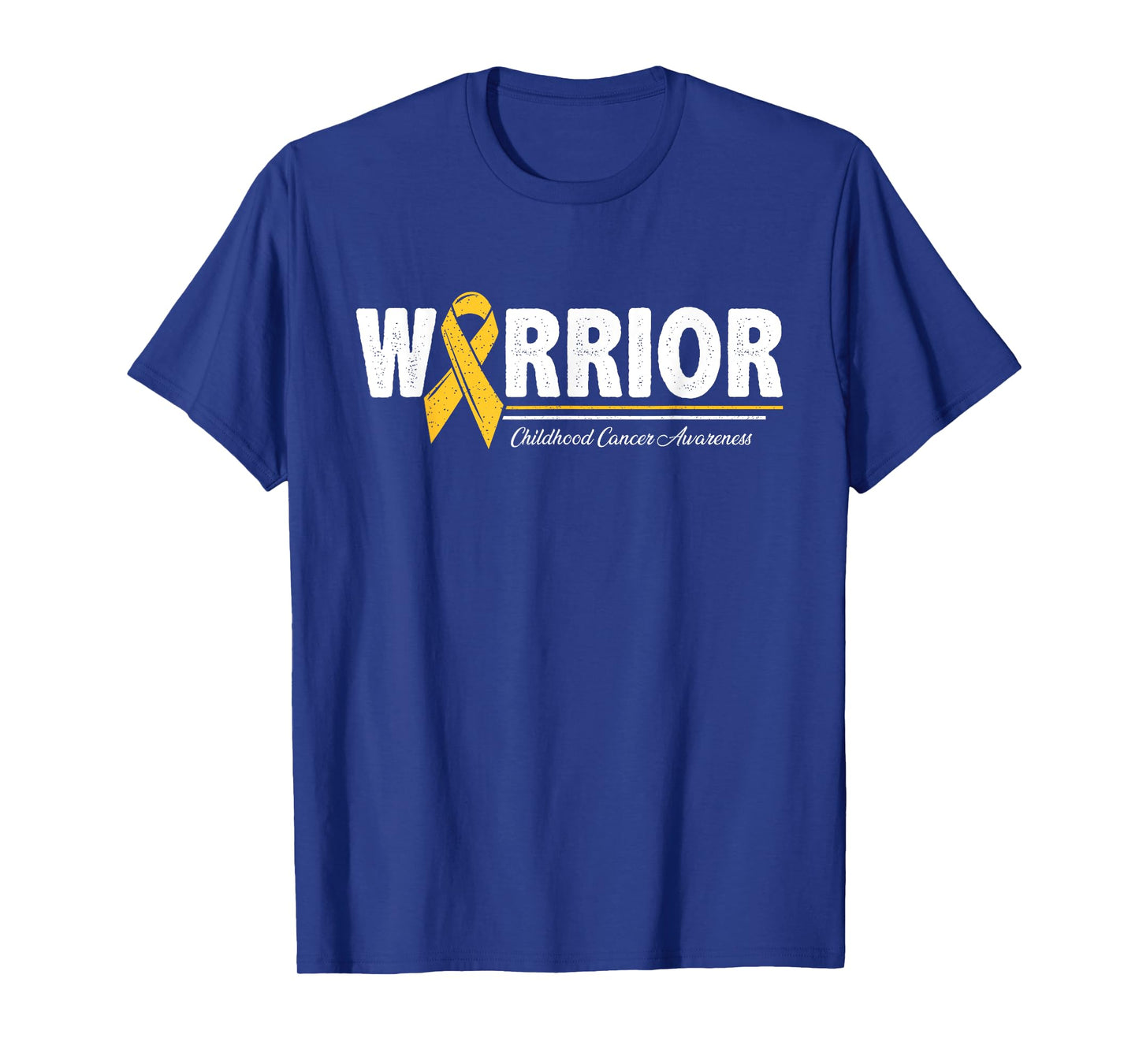 Warrior Childhood Cancer Awareness Ribbon T-Shirt