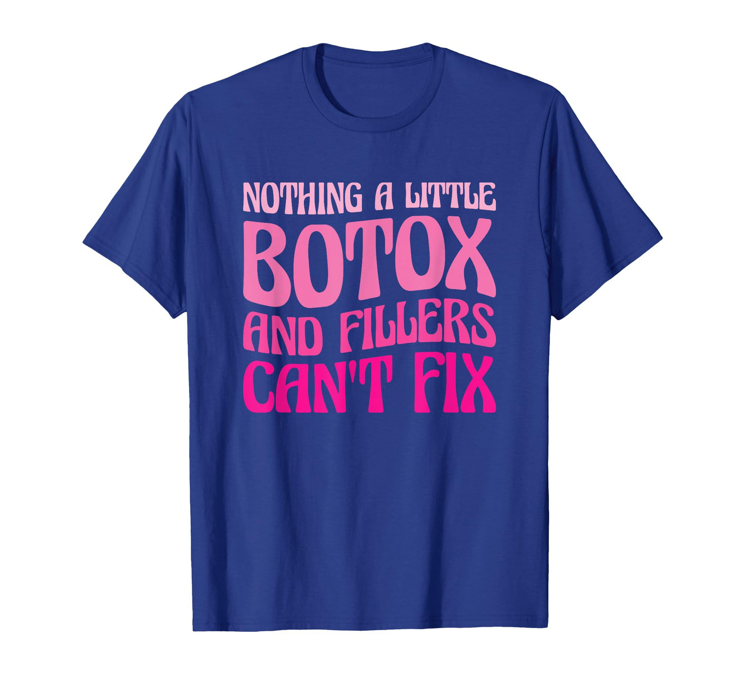 Cute Botox Lover Gifts for Aesthetic Nurses Black Modern Letter Print T-Shirt