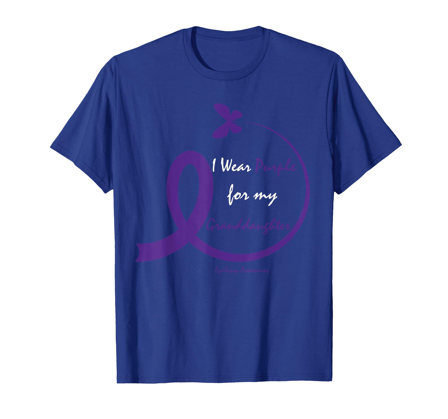 Products Gifts Wear Purple Granddaughter Epilepsy Awareness T-Shirt
