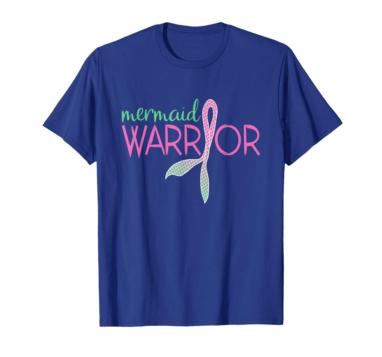 Mermaid Warrior Breast Cancer Awareness Shirt Survivor Gift T-Shirt
