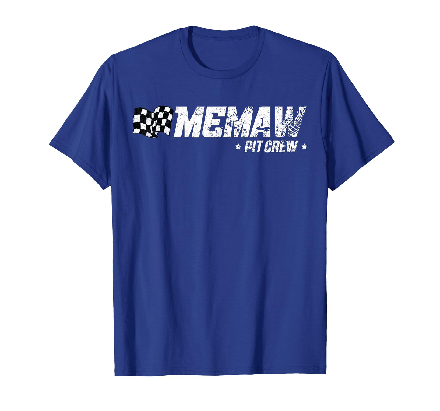 Memaw Pit Crew Race Car Birthday Family Racing T-Shirt