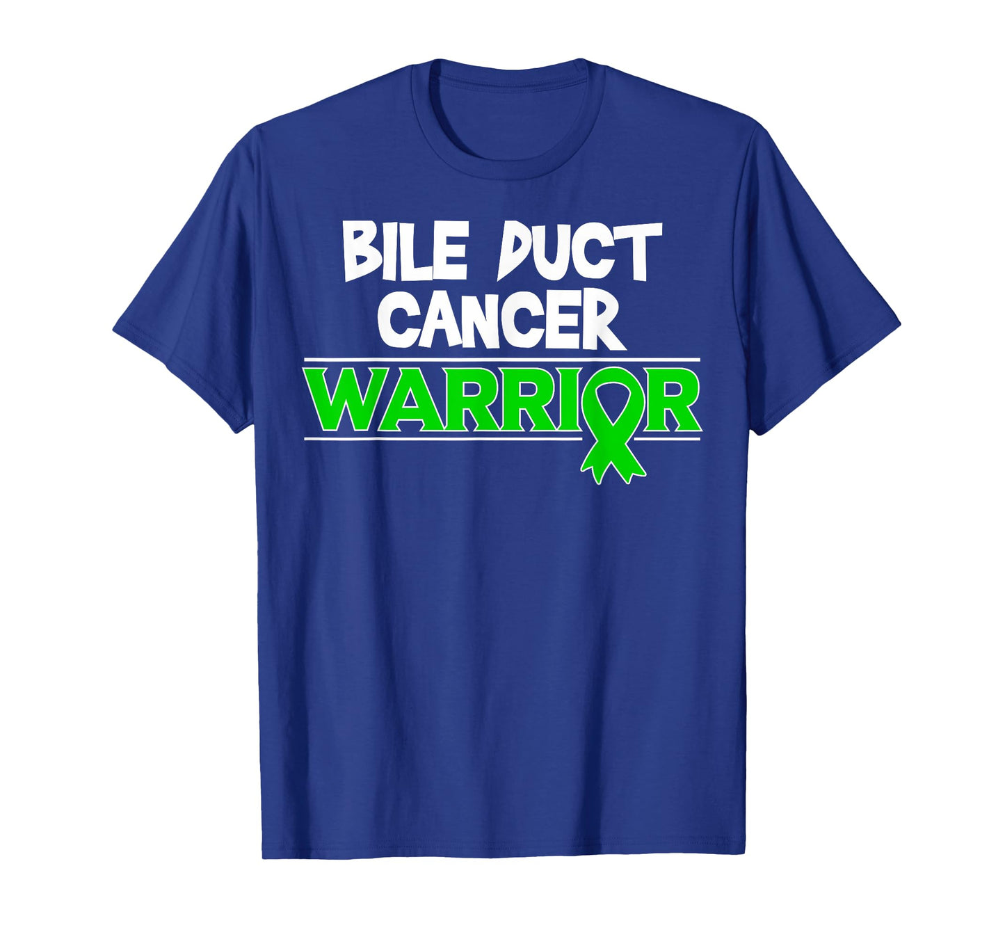 Bile Duct Cancer Awareness Gift Green Ribbon T-Shirt