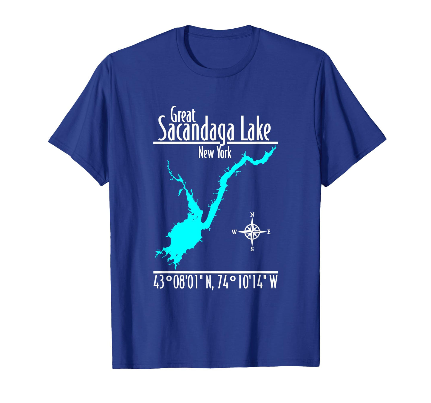 Modern Great Sacandaga Lake - New York T-Shirt