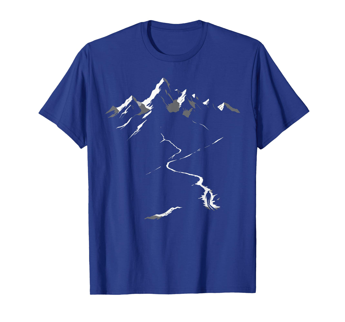 Minimalist Hiking Mountain Climbing Simple Hiker T-Shirt