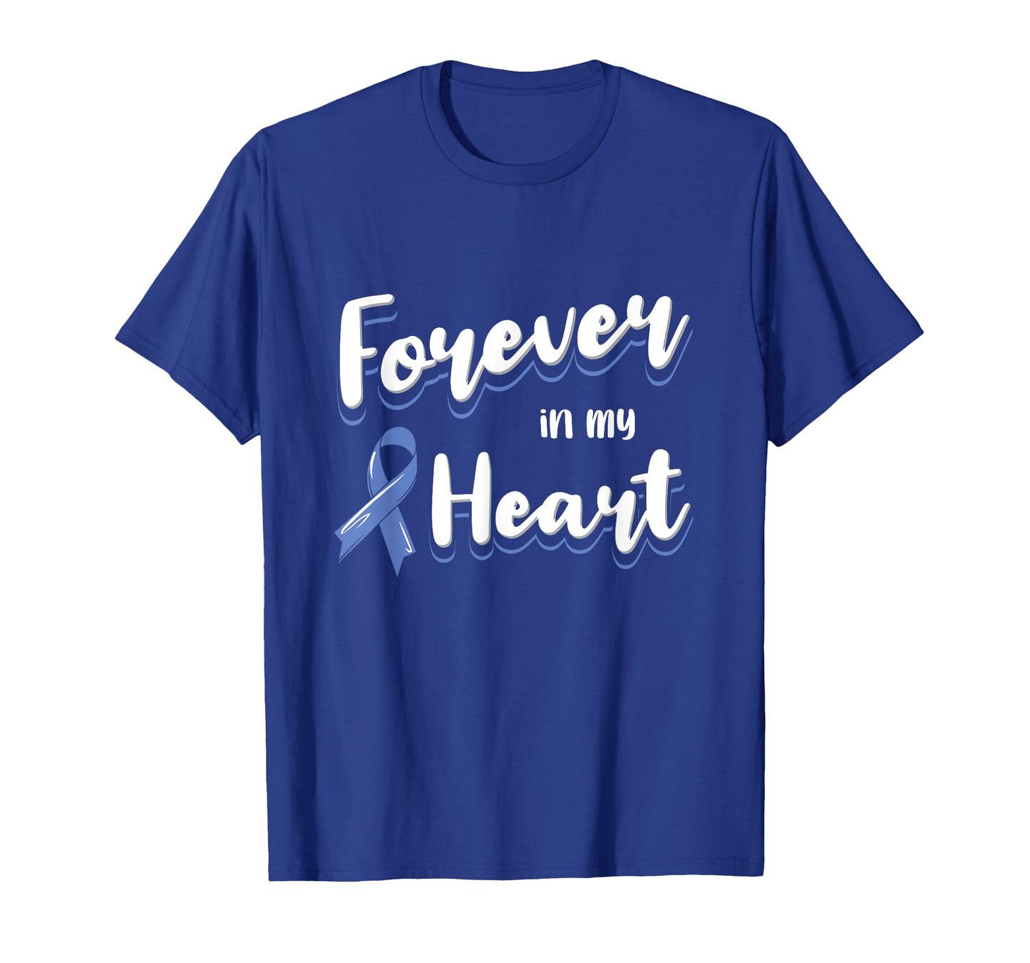 Esophageal Cancer Awareness Ribbon Loss Loving Remembrance T-Shirt