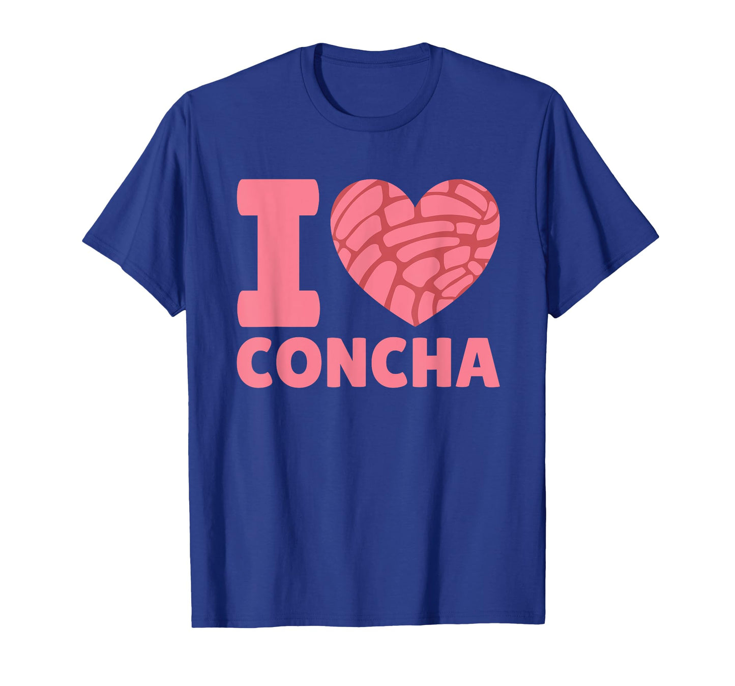 I Love Concha Mexican Sweet Bun Heart Concha T-Shirt