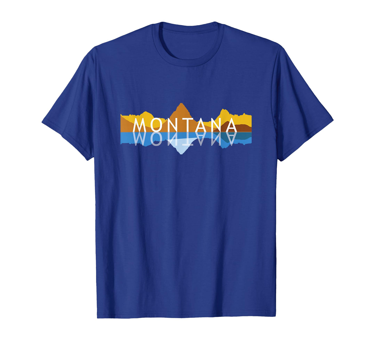 Montana Mountain Reflections - Mount Grinnell Souvenir T-Shirt