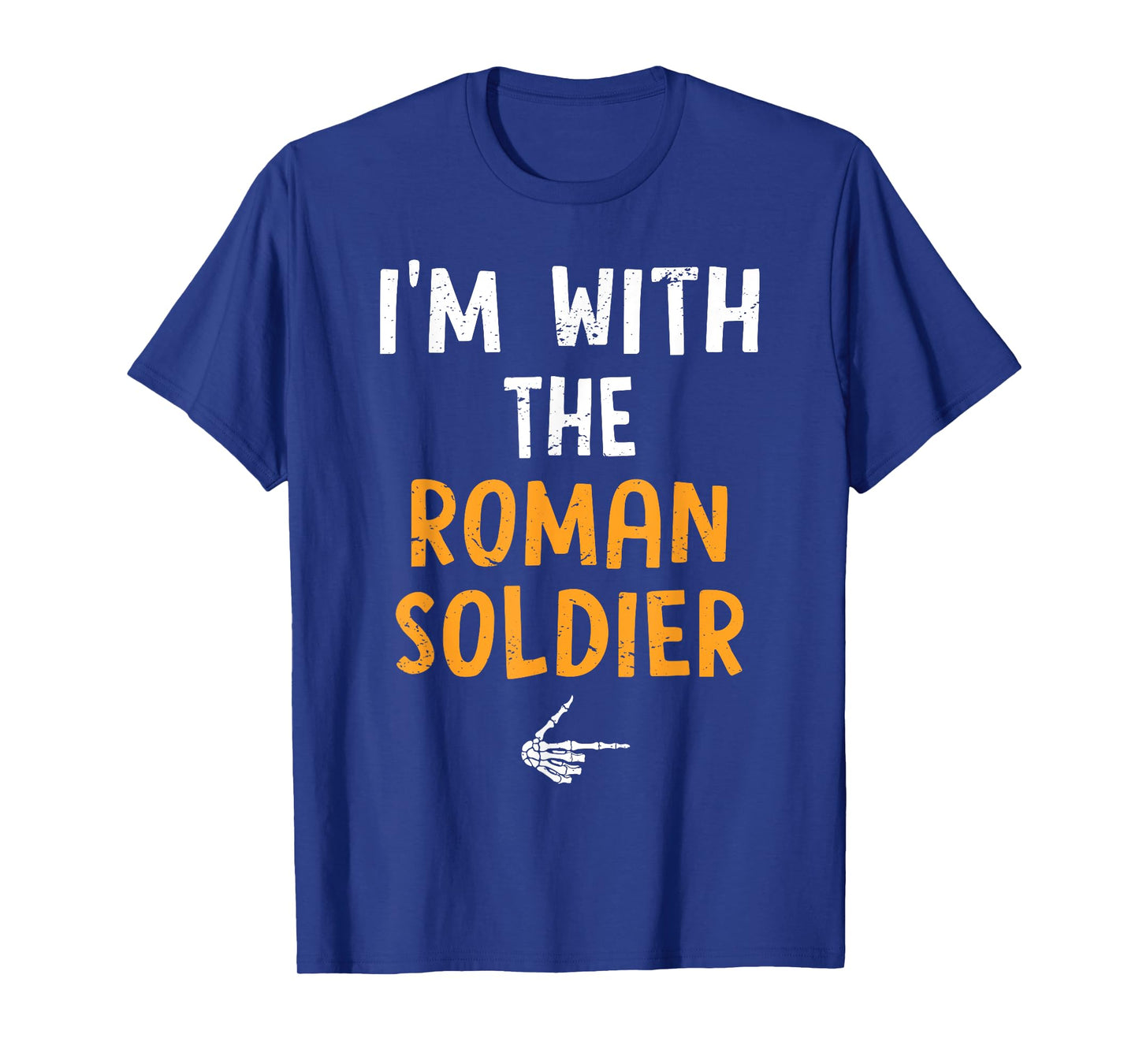 I'm with The Roman Soldier Costume Halloween Matching Couple T-Shirt