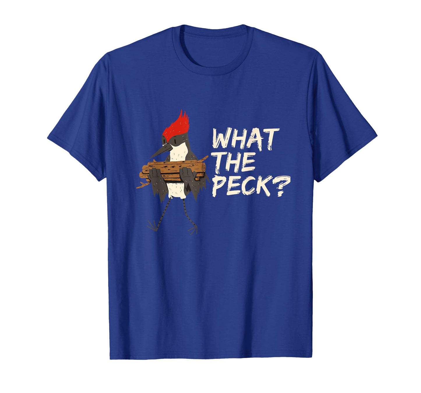 What the Peck? Funny Woodpecker Bird Tee for Nature Lovers T-Shirt