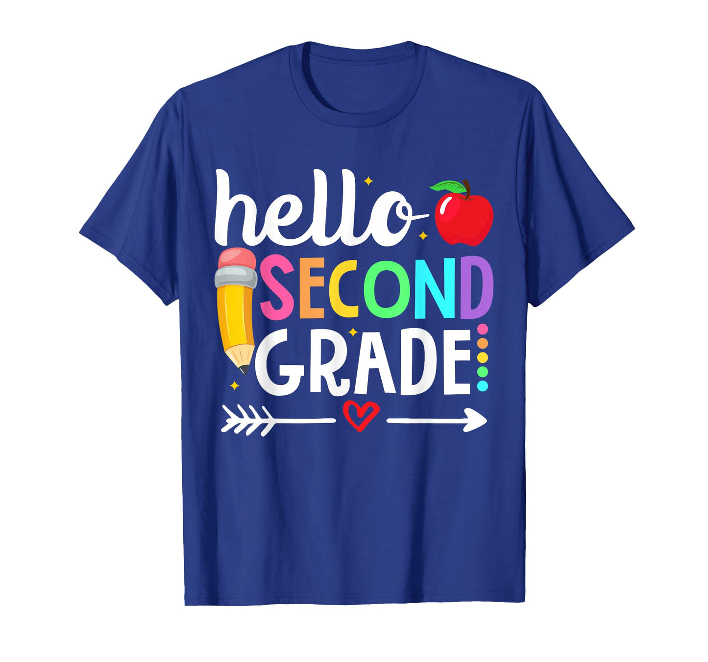 Hello Second Grade Team 2nd Grade Teacher Back to School Men Women Girls Kids T-Shirt