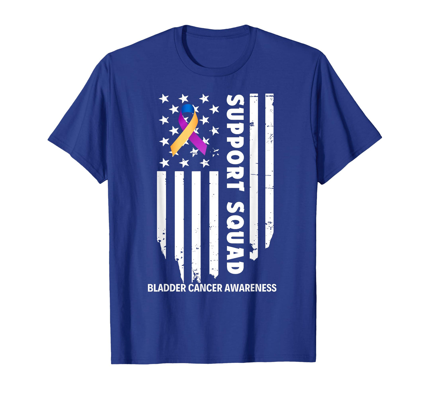 Bladder Cancer Awareness Support Team Squad For Man Woman T-Shirt