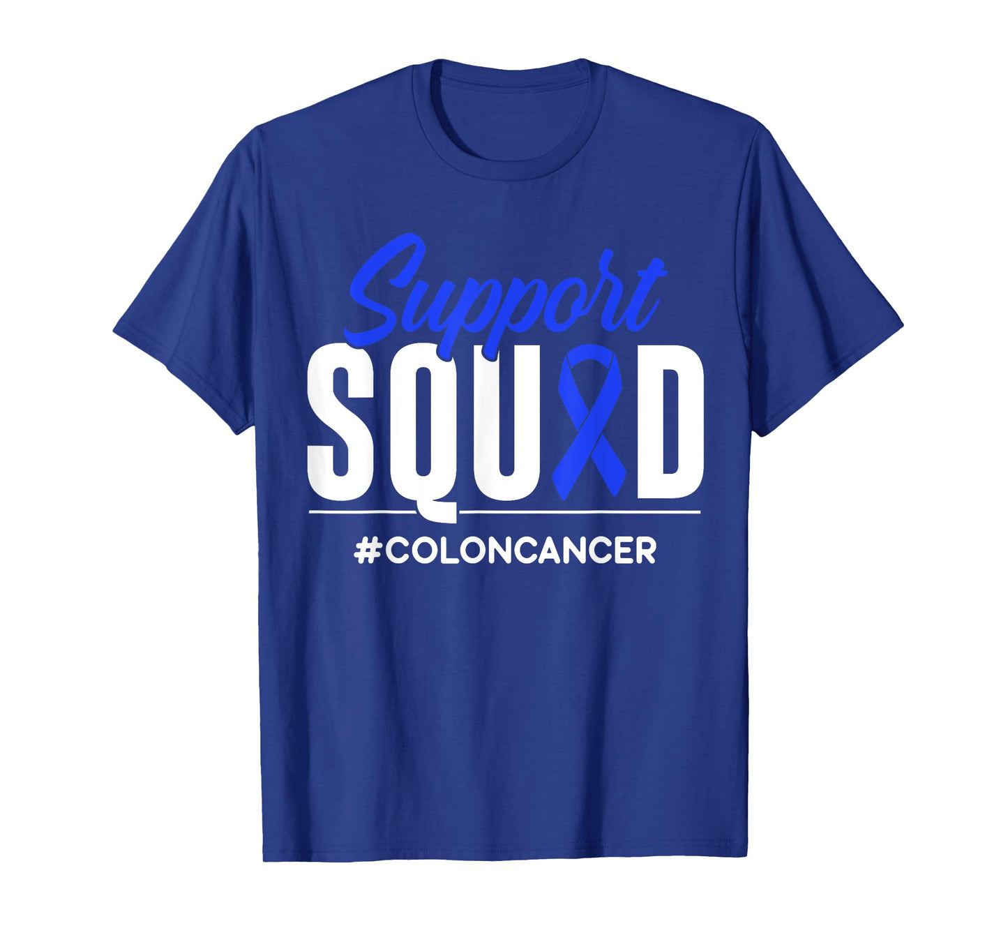 Support Squad Colon Cancer Awareness Gift T-Shirt