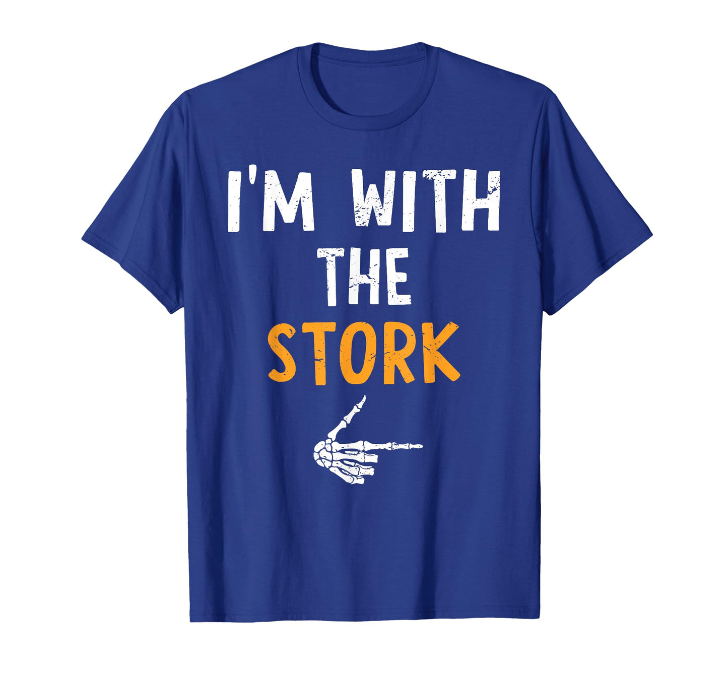 I'm with The Stork Costume Halloween Matching Couple T-Shirt
