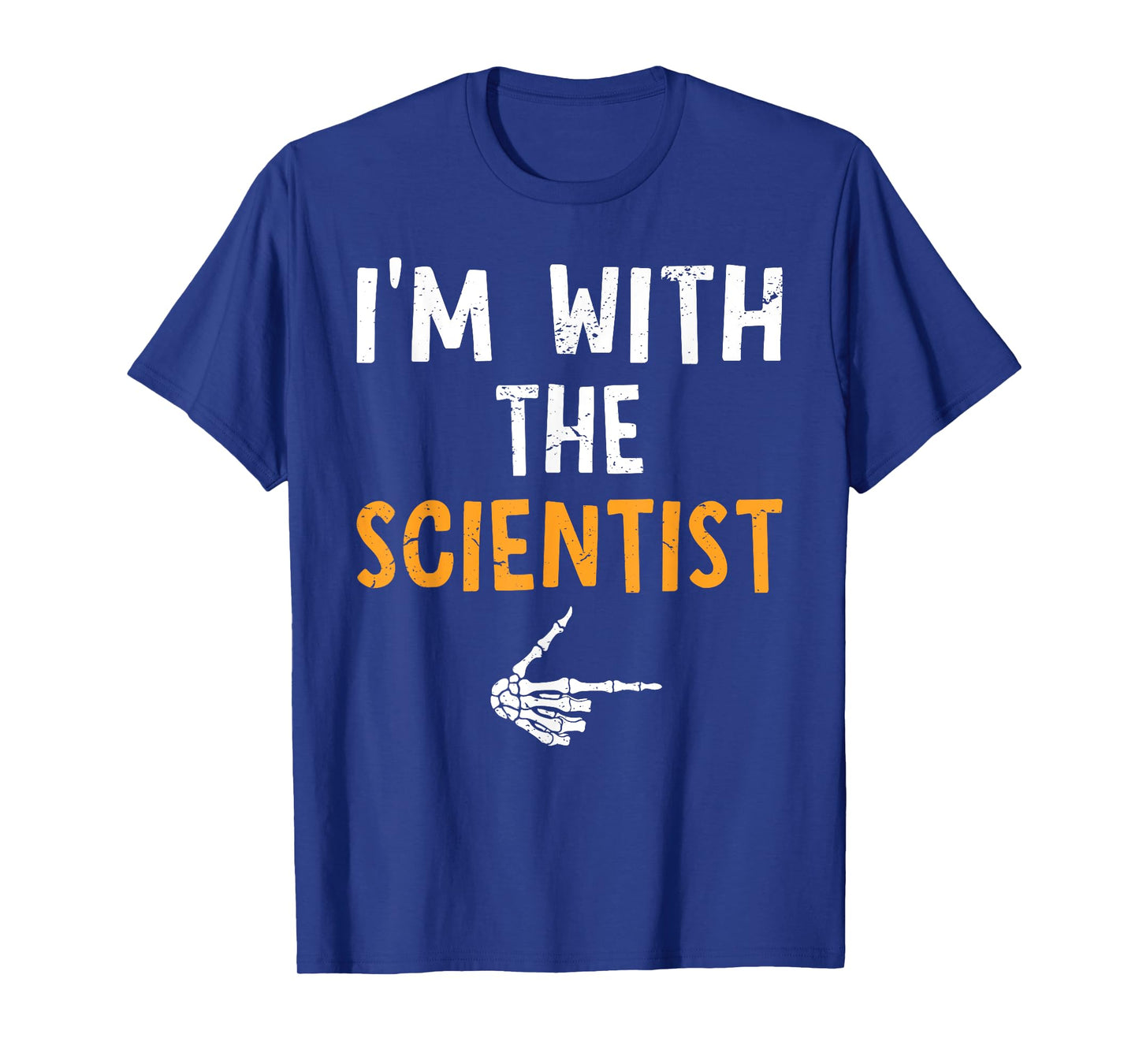 I'm with The Scientist Costume Halloween Matching Couple T-Shirt