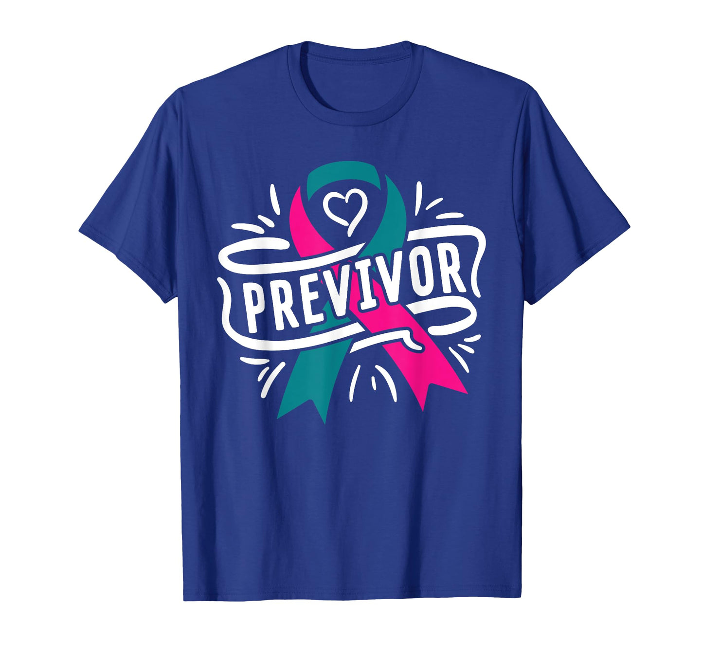 Previvor BRCA Breast Cancer Awareness Support T-Shirt