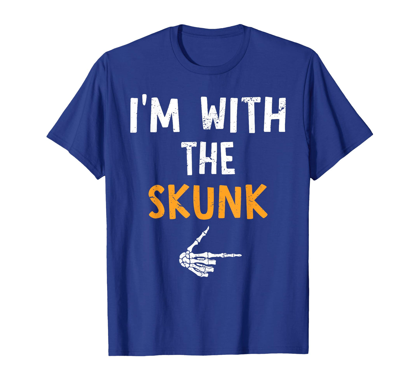 I'm with The Skunk Costume Halloween Matching Couple T-Shirt