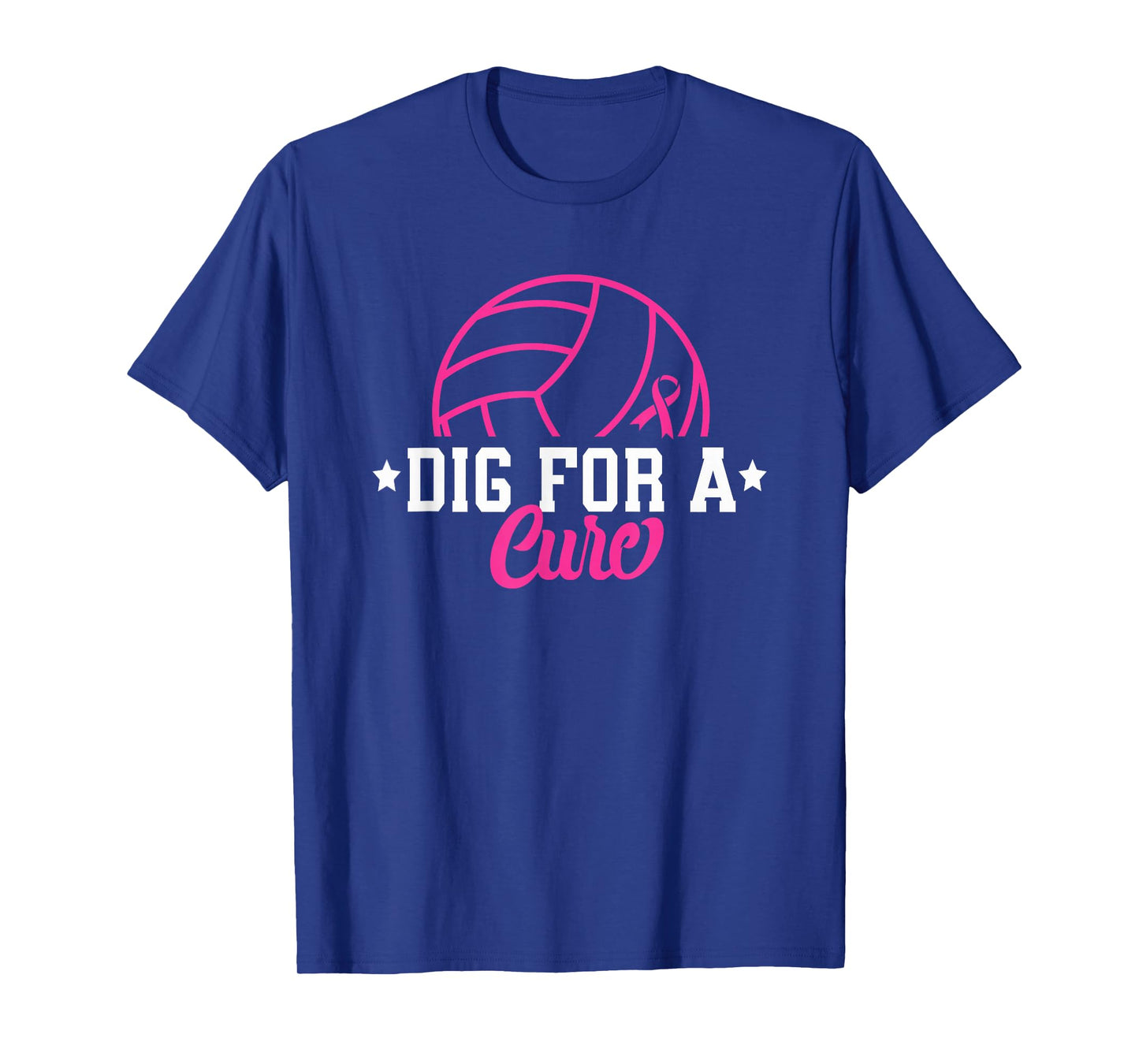 Dig For A Cure Breast Cancer Awareness Volleyball Pink Women T-Shirt
