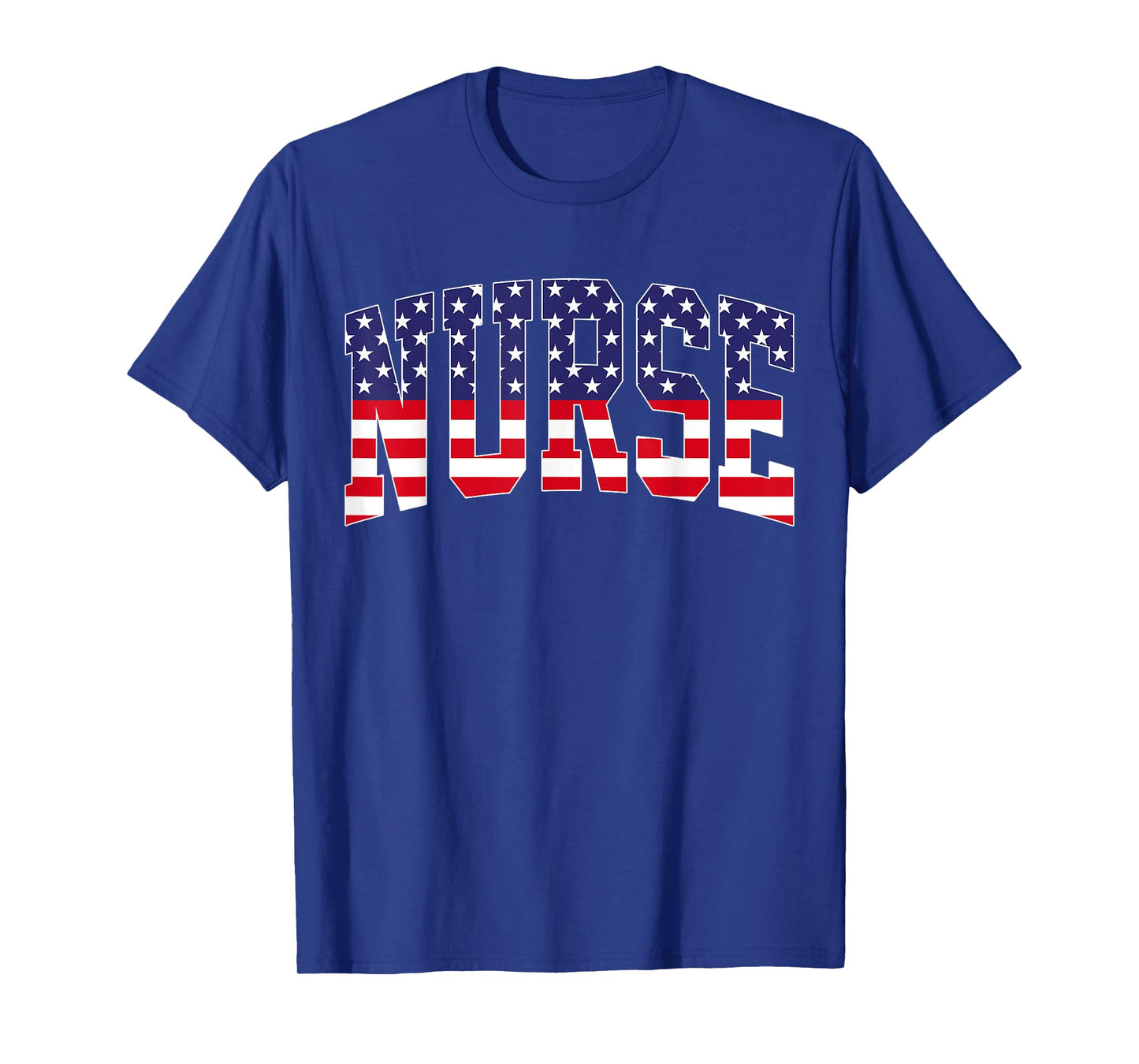 Vintage Nurse US Flag 4th Of July Nursing Patriotic RN T-Shirt for Women Men