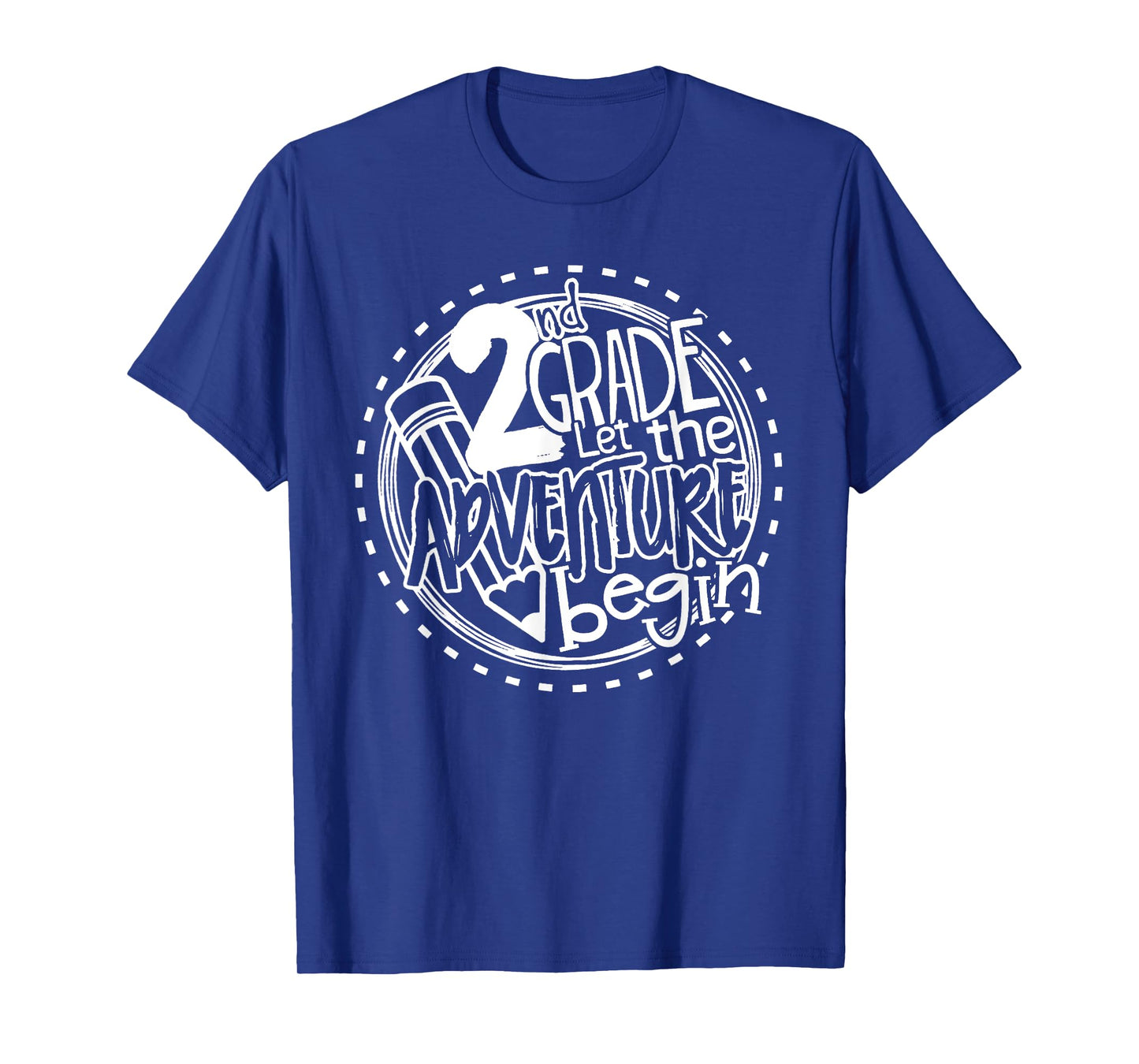 Let the 2nd Grade Adventure Begin Second Grade Teacher T-Shirt for Men Women Girls Kids