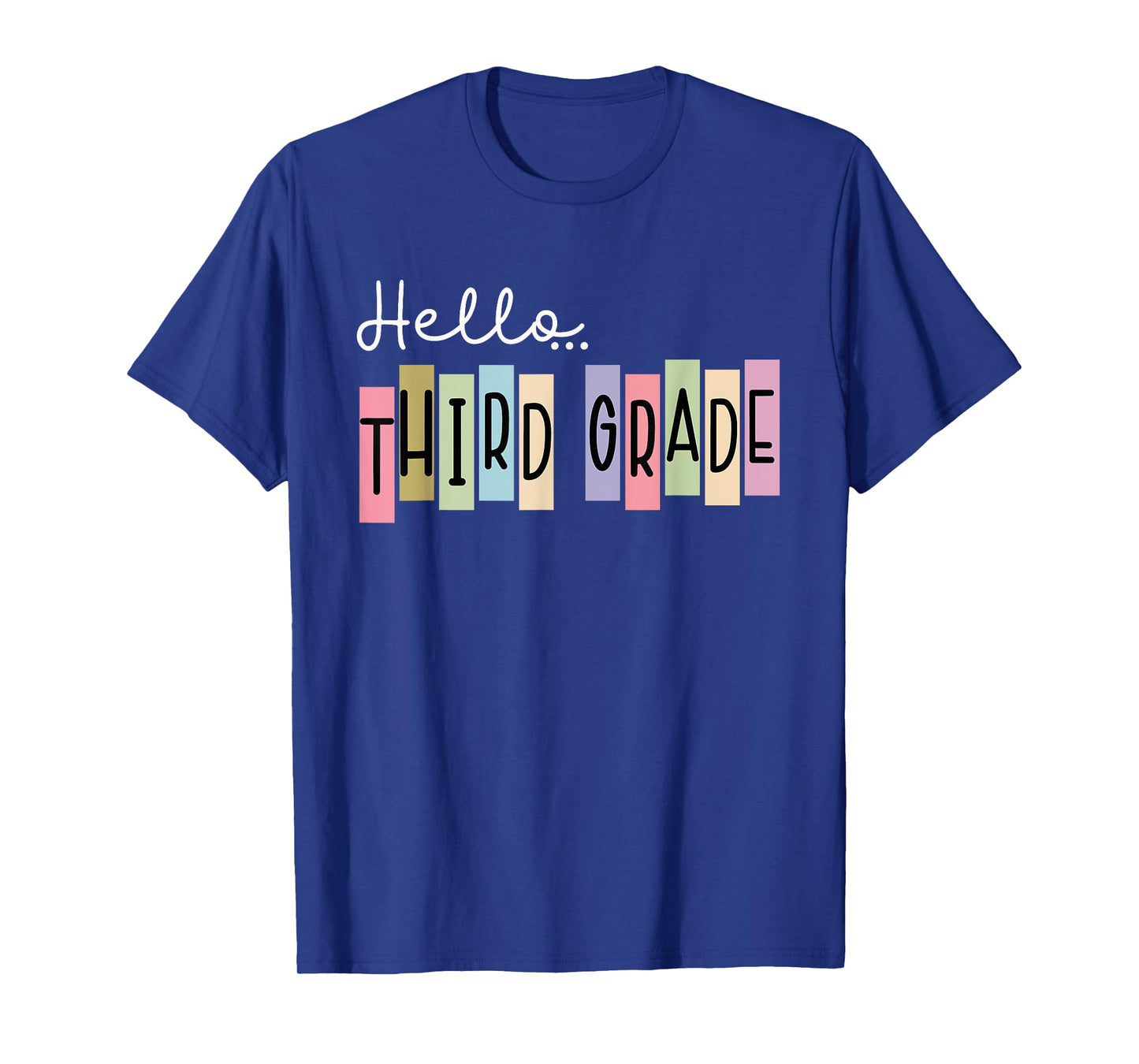 Back To School Hello Third Grade Teacher 3rd Grade T-Shirt