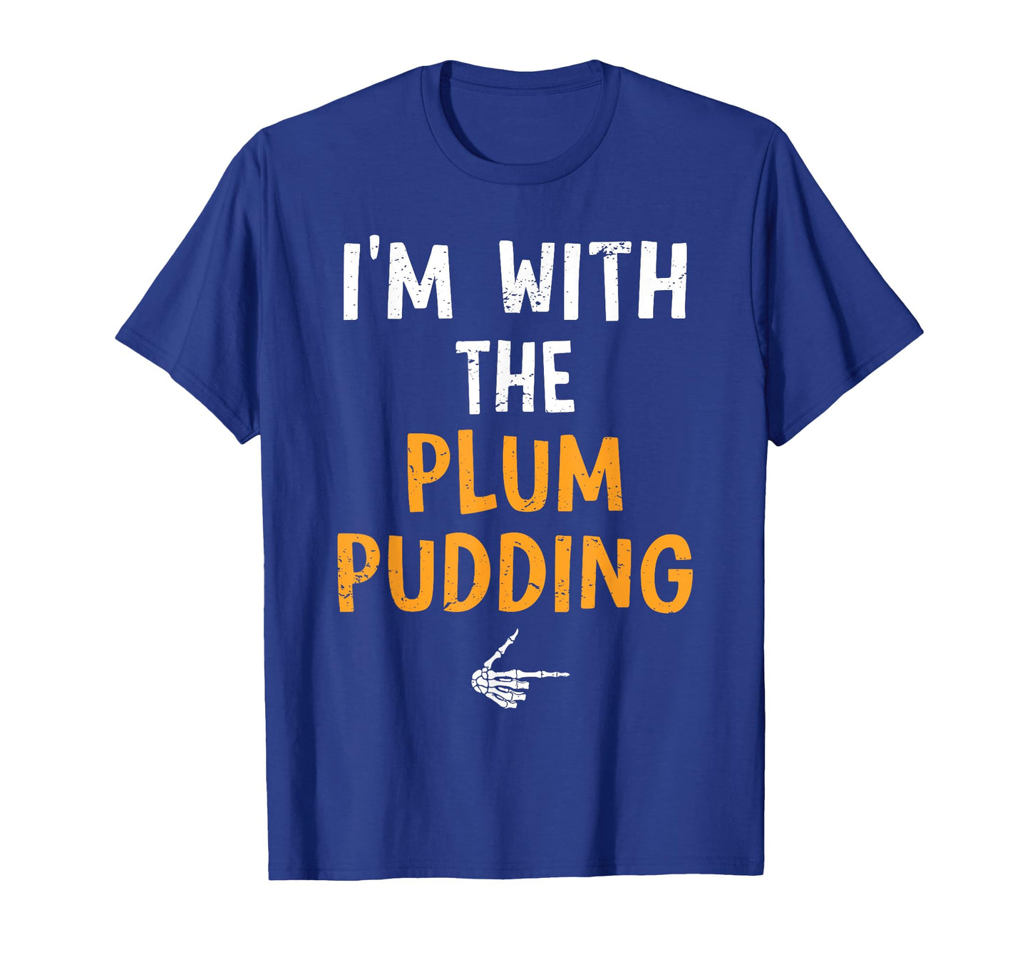 I'm with The Plum Pudding Costume Halloween Matching Couple T-Shirt
