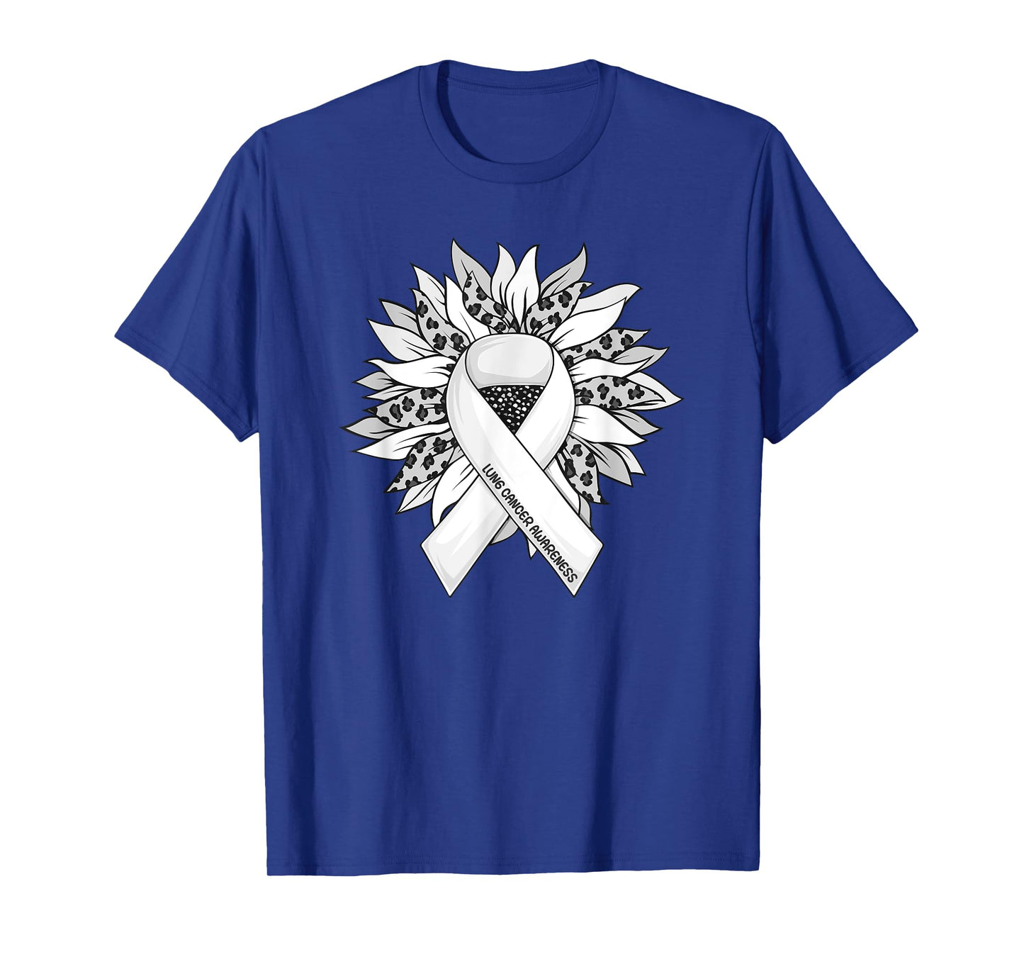 Lung Cancer Shirts Sunflower Lung Cancer Awareness T-Shirt