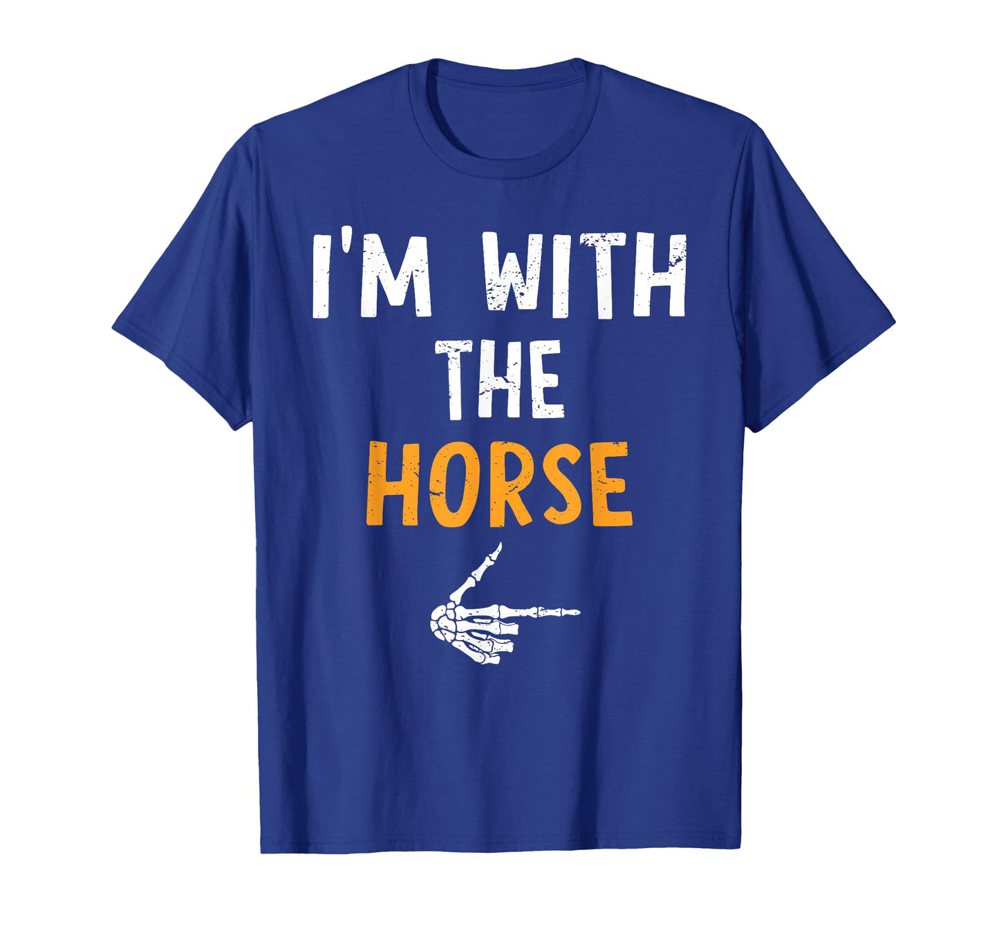 I'm with The Horse Costume Halloween Matching Couple T-Shirt