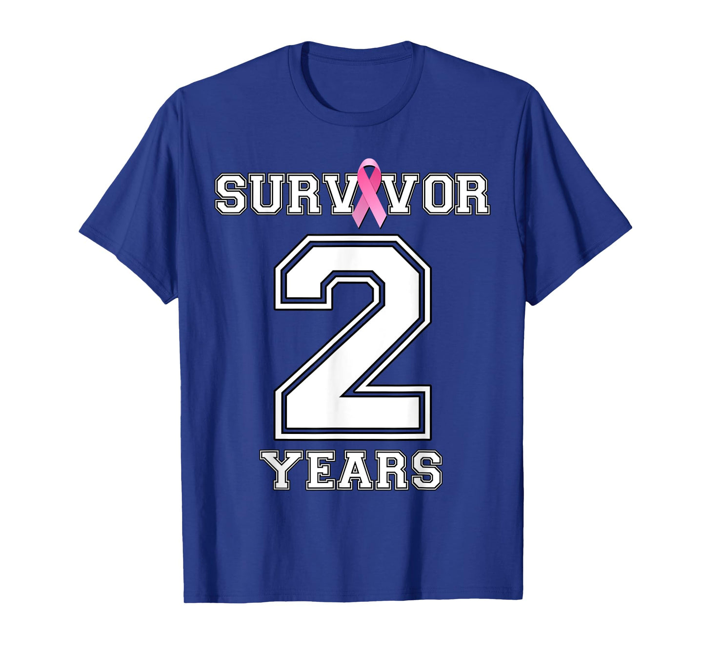 2 Years Breast Cancer Survivor Pink Ribbon Awareness ZL T-Shirt